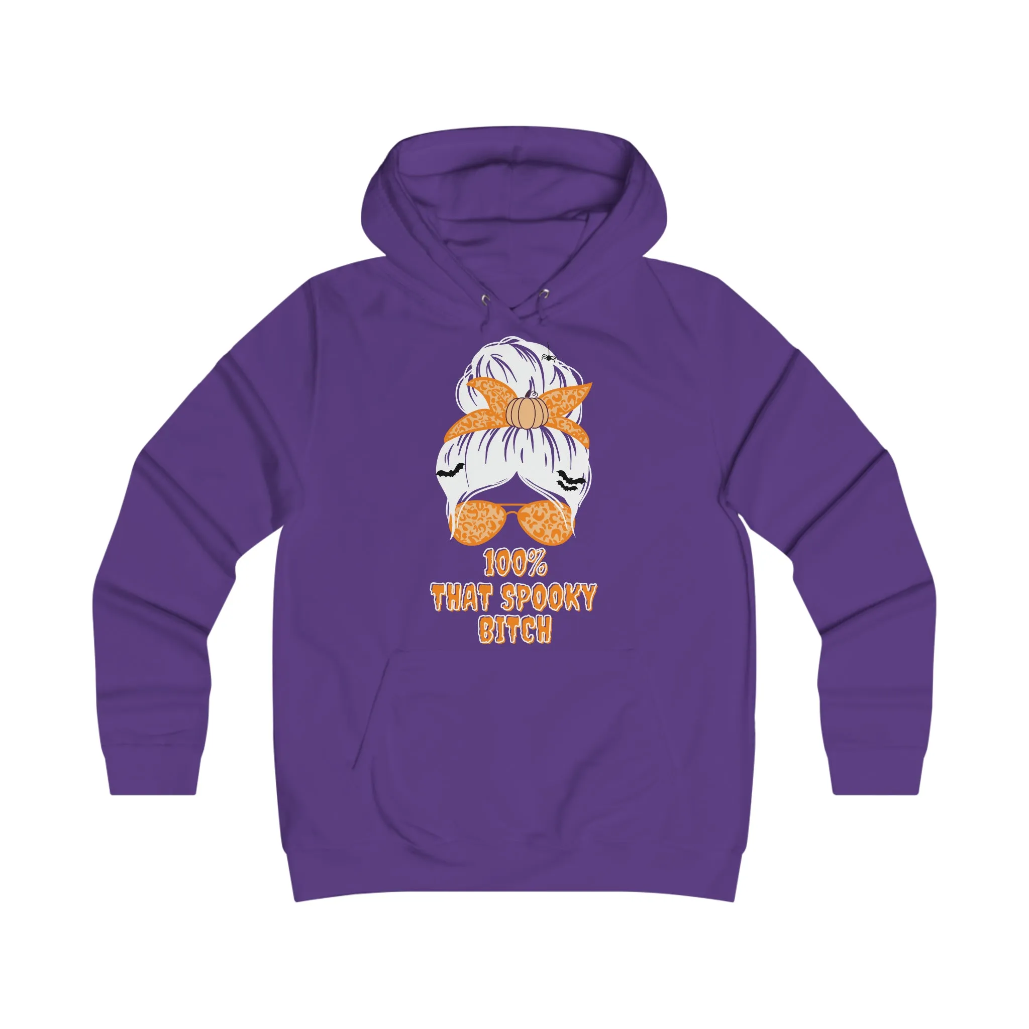 "100% That Spooky B*tch" Halloween Graphic Girlie Hoodie