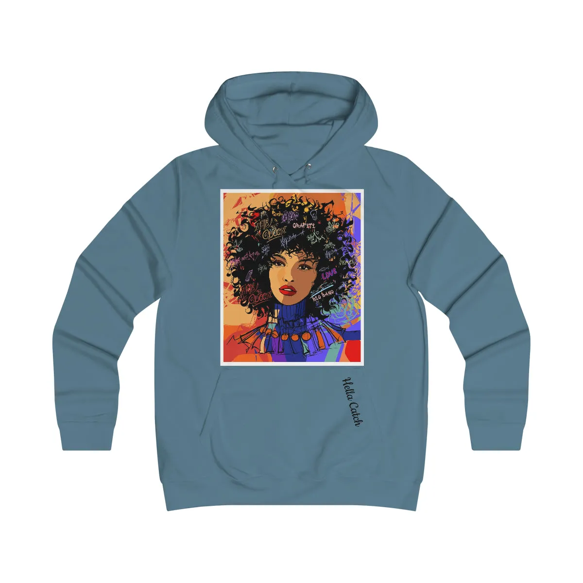 "Hella Catch" Girlie College Hoodie