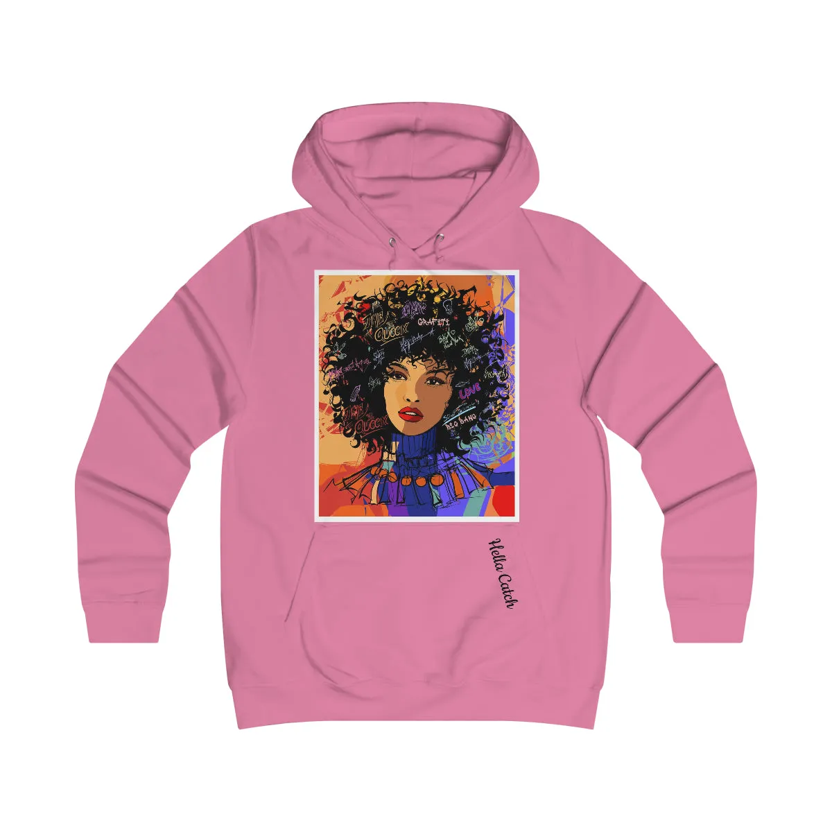 "Hella Catch" Girlie College Hoodie