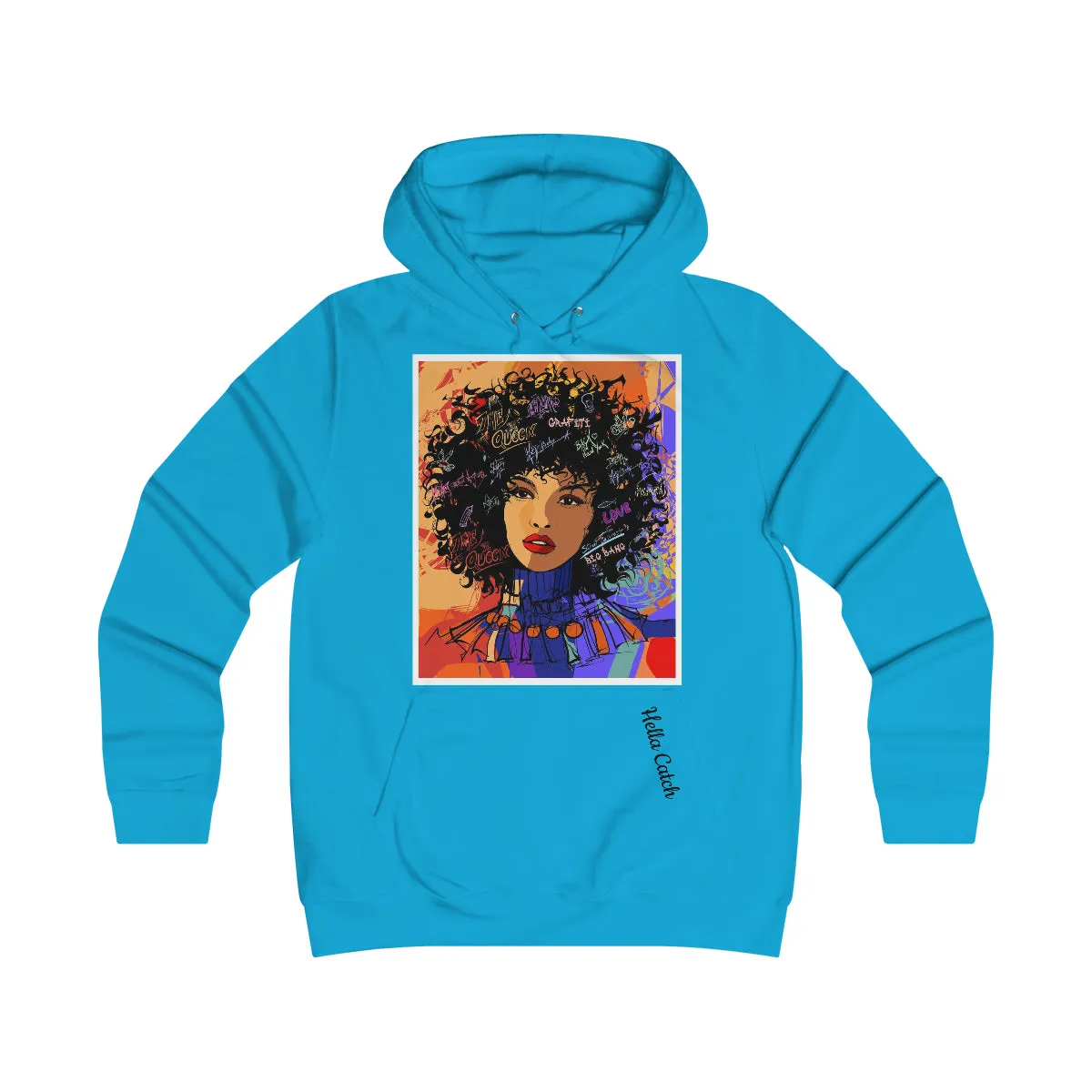 "Hella Catch" Girlie College Hoodie