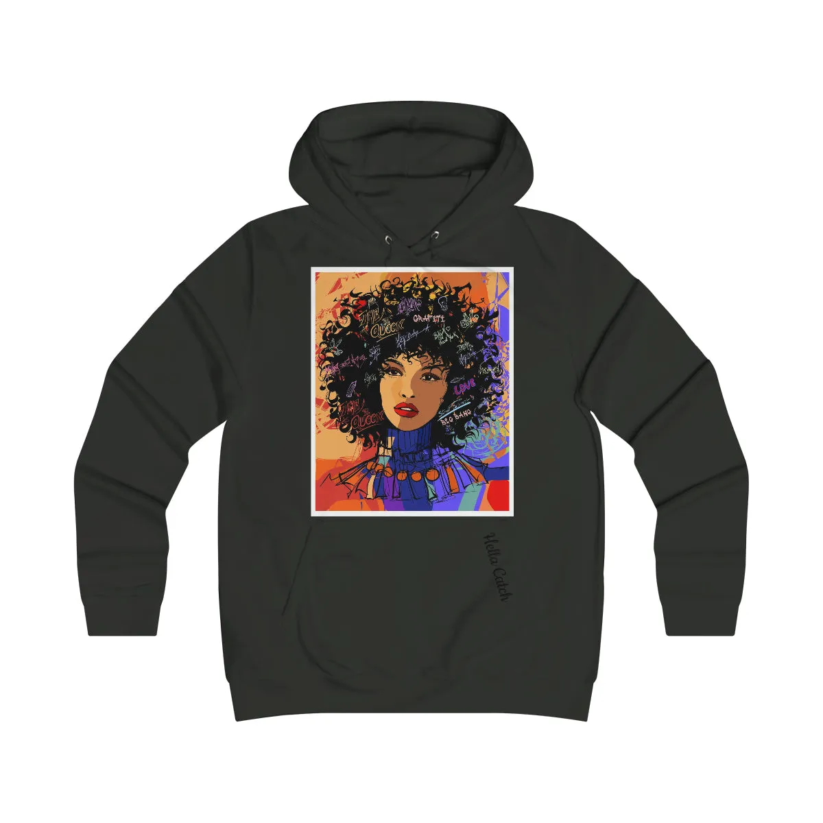 "Hella Catch" Girlie College Hoodie