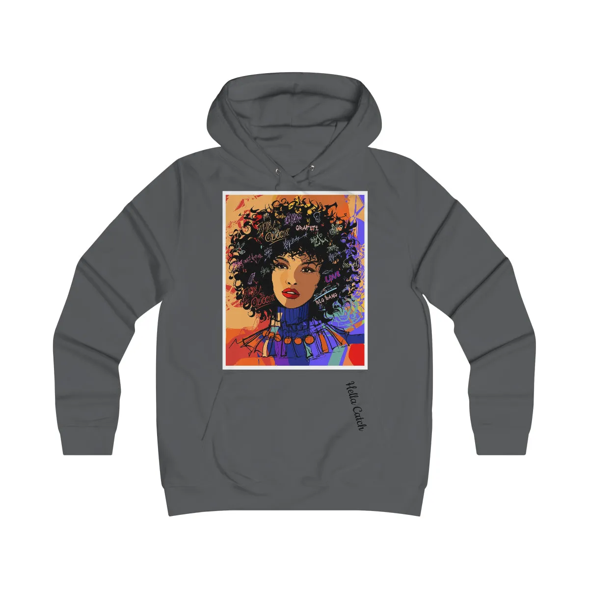 "Hella Catch" Girlie College Hoodie
