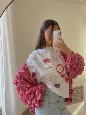 "Kiwi Loves You" Oversized Tee