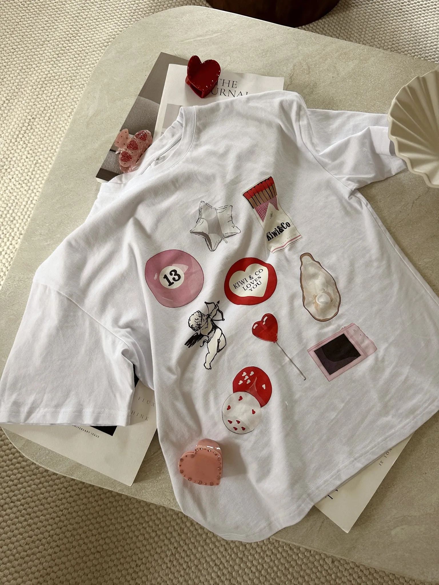 "Kiwi Loves You" Oversized Tee