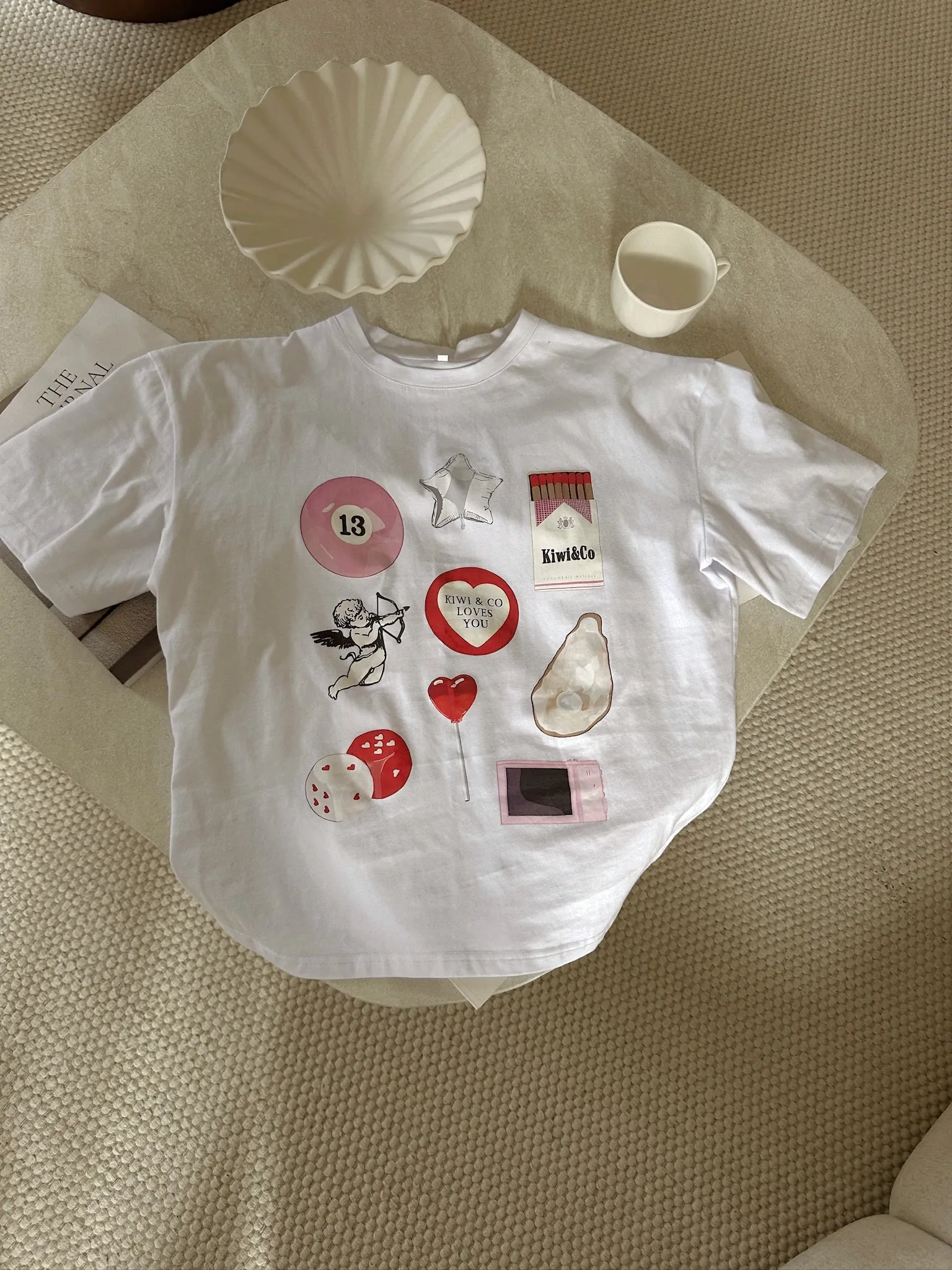 "Kiwi Loves You" Oversized Tee