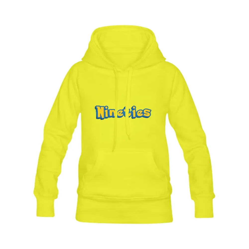 "Nineties" Pokémon Font Women's Classic Hoodies Multi-color