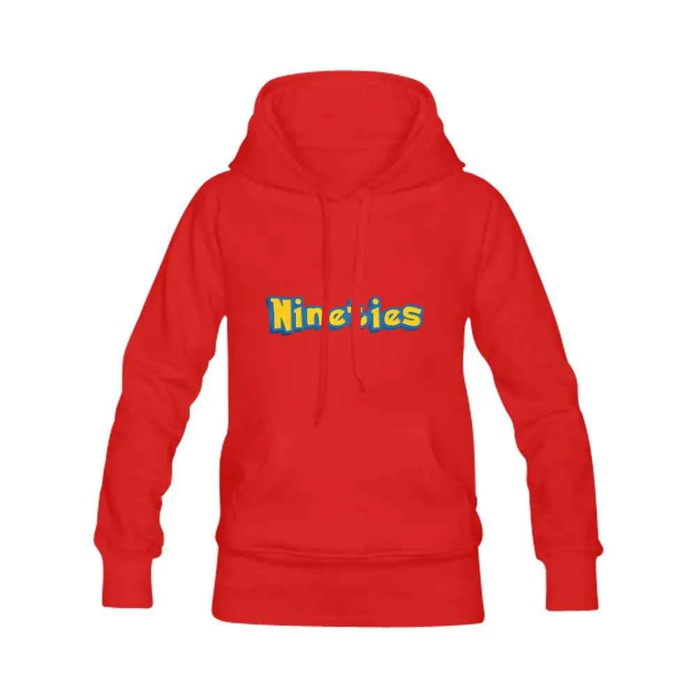 "Nineties" Pokémon Font Women's Classic Hoodies Multi-color