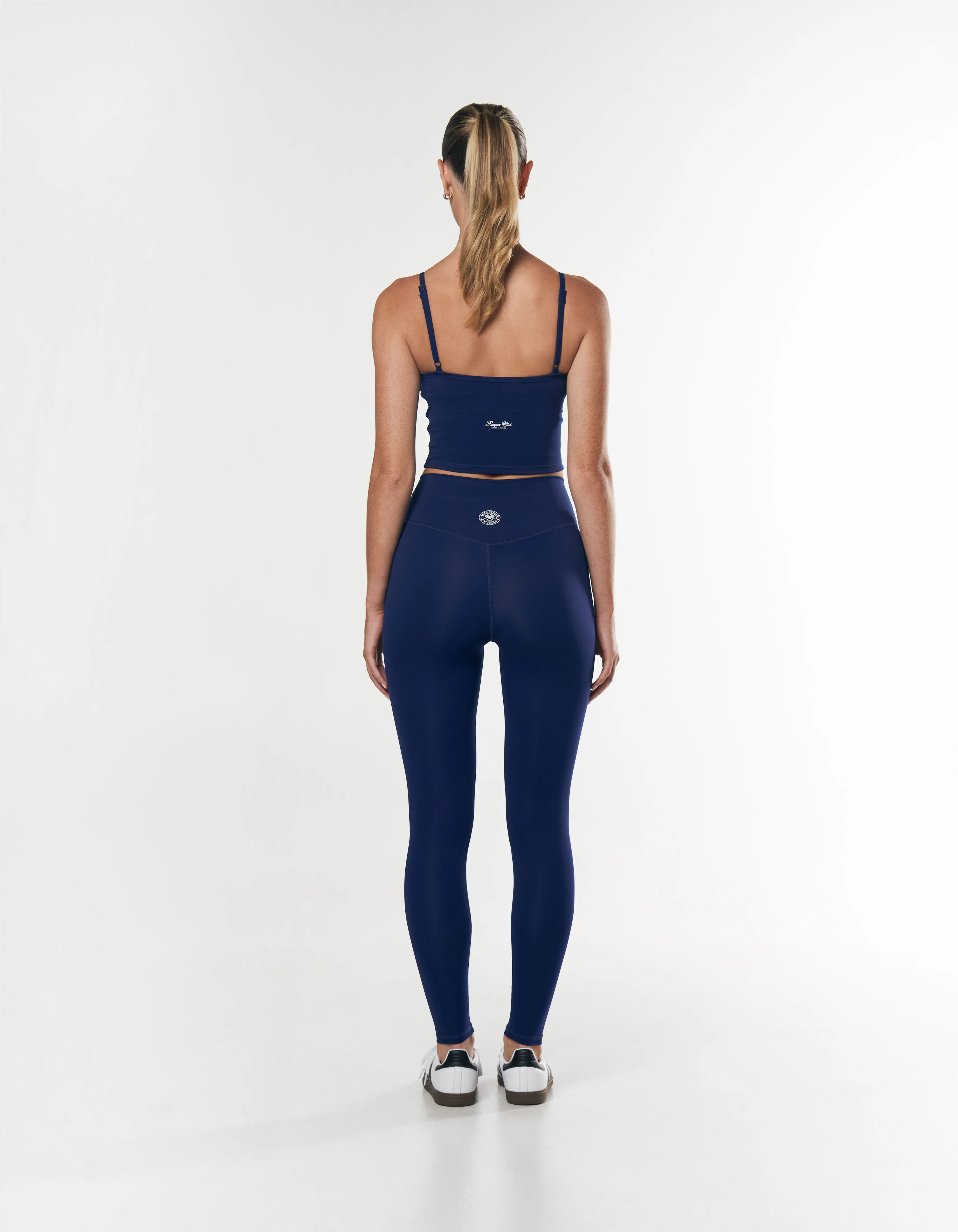 Racquet Club Full Length Tights - Navy