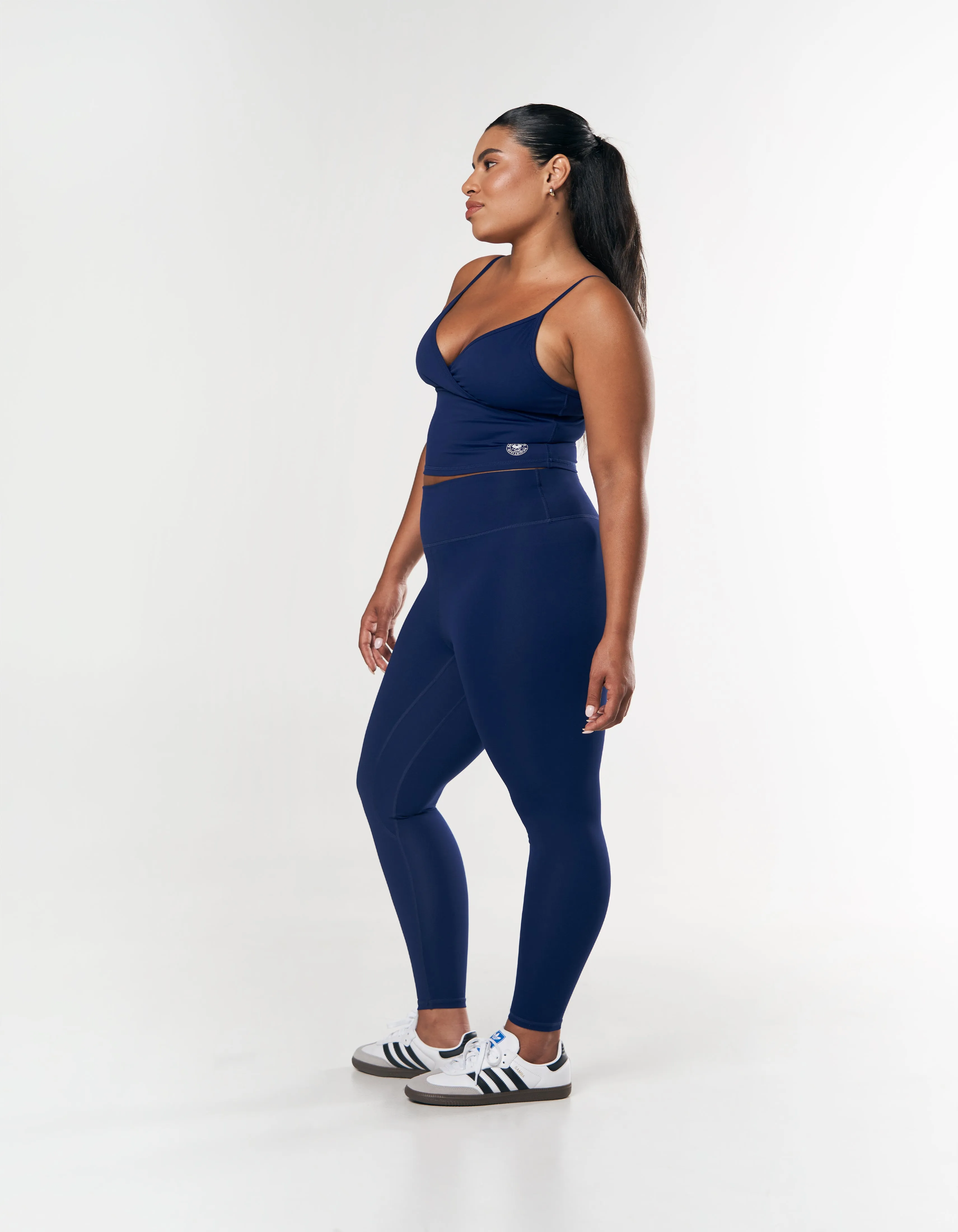 Racquet Club Full Length Tights - Navy