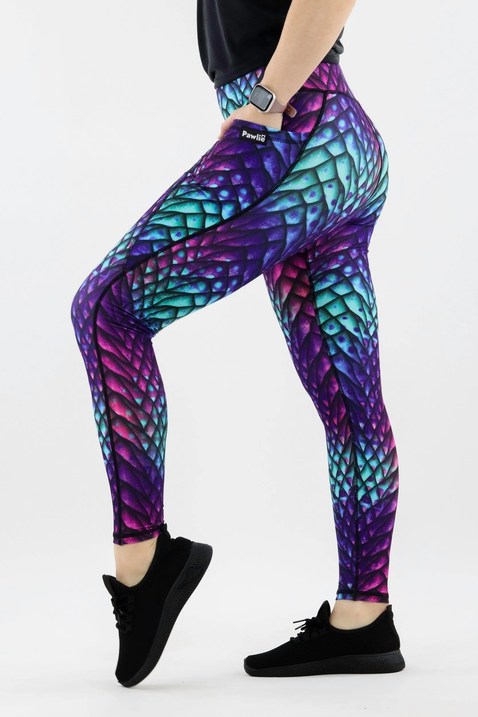 Radiant Dragon - Hybrid 2.0 - Leg Pockets - Full Leggings
