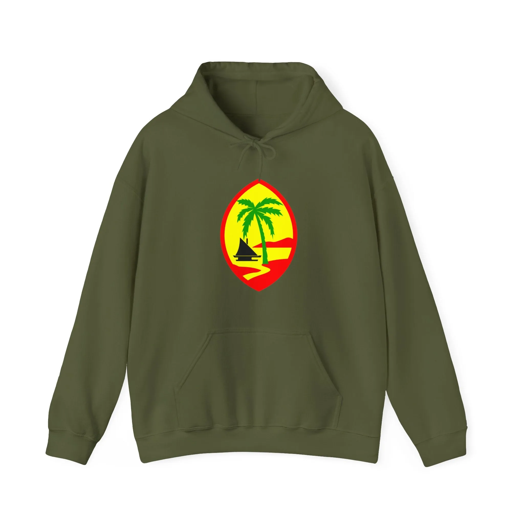 Rasta Guam Unisex Heavy Blend™ Hooded Sweatshirt