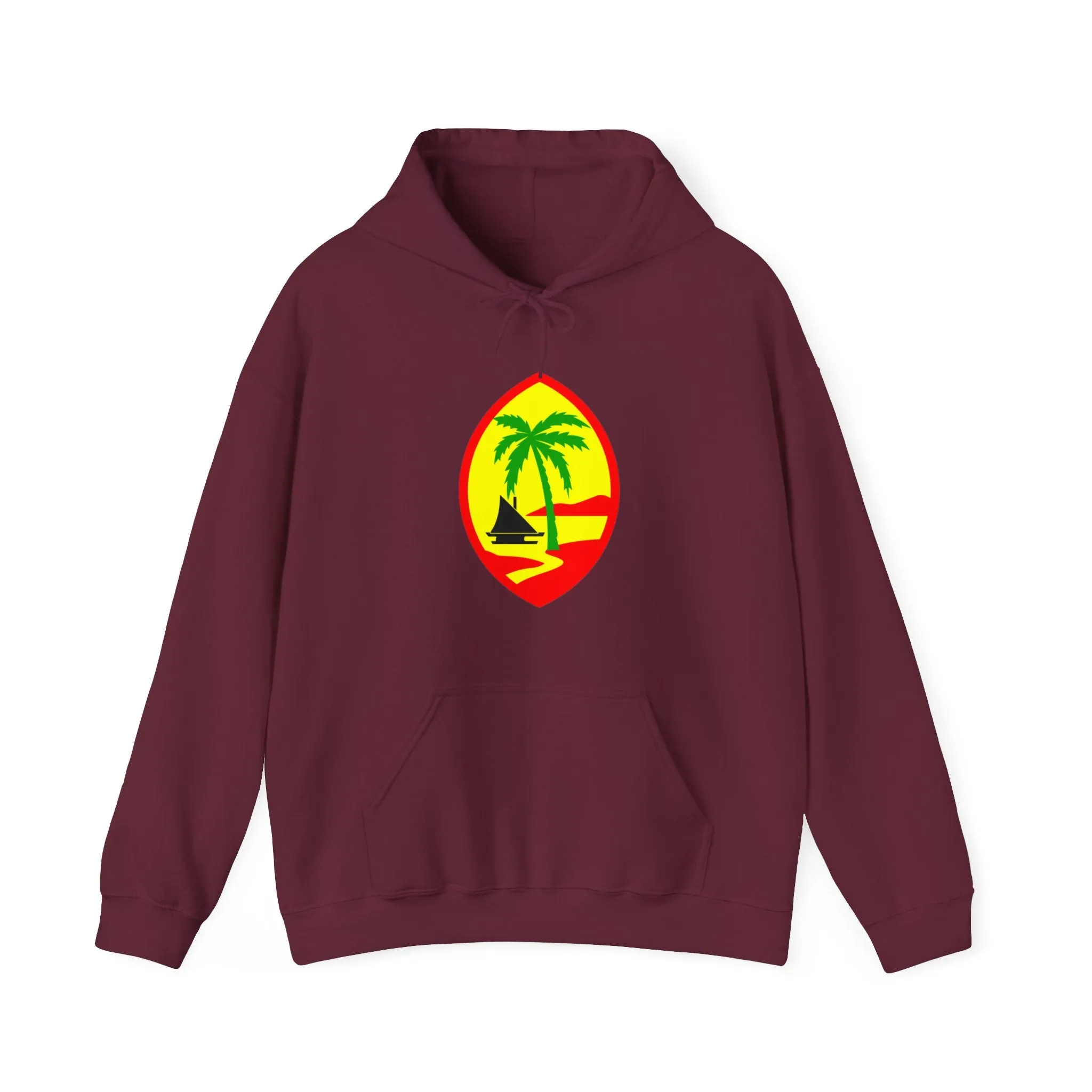 Rasta Guam Unisex Heavy Blend™ Hooded Sweatshirt