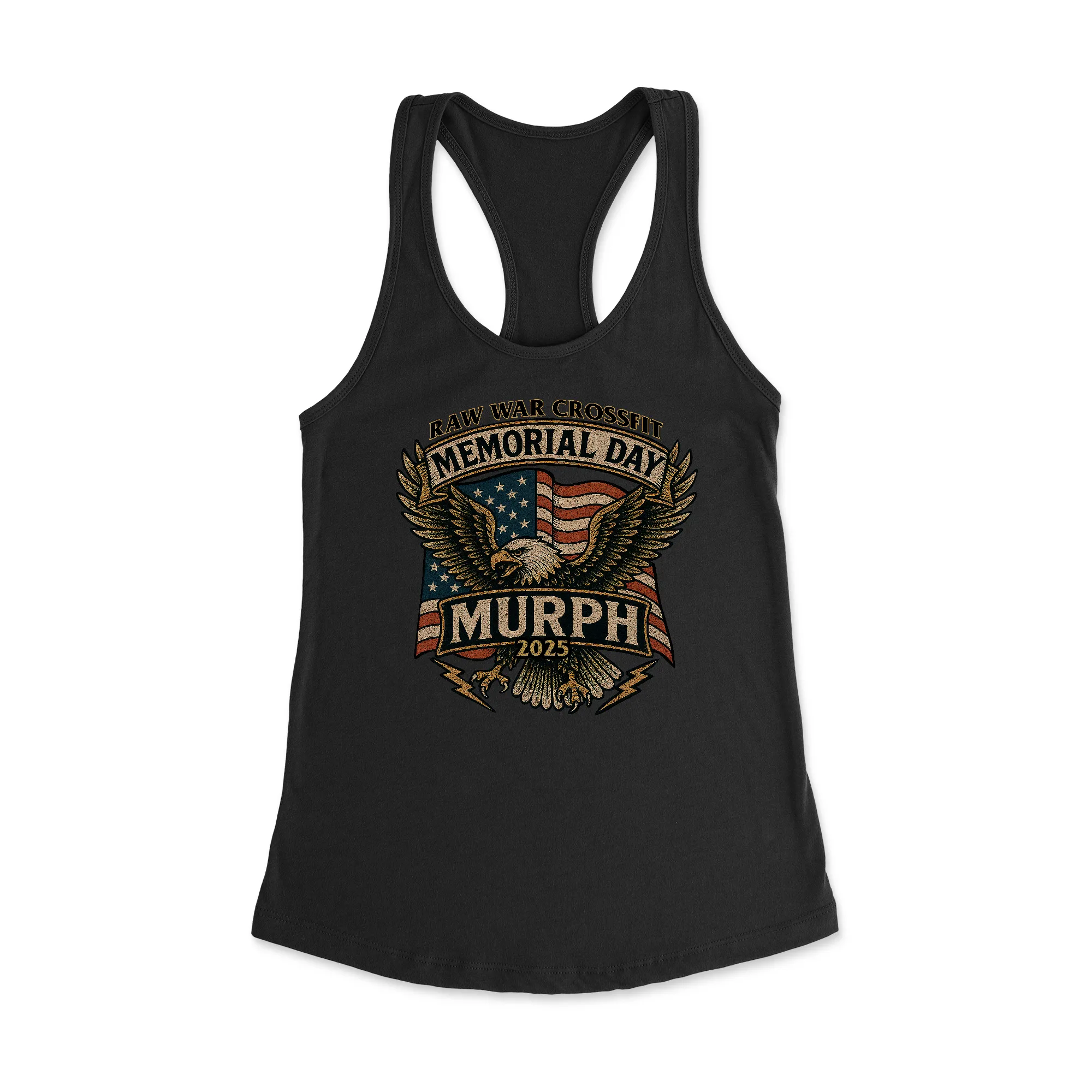 Raw War CrossFit MURPH 25 Womens - Racerback Tank