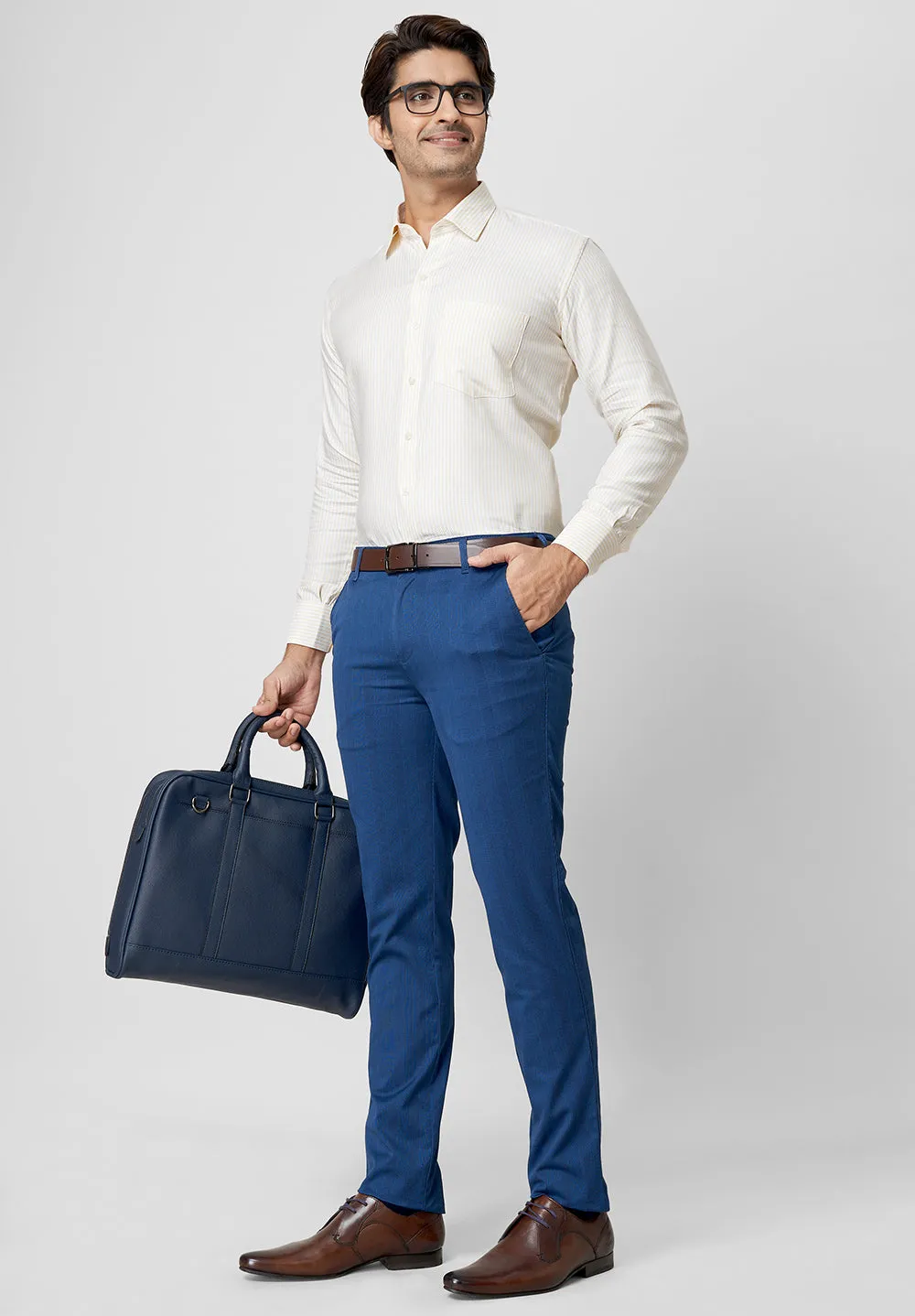 Regular Fit Cotton Trouser - 38983