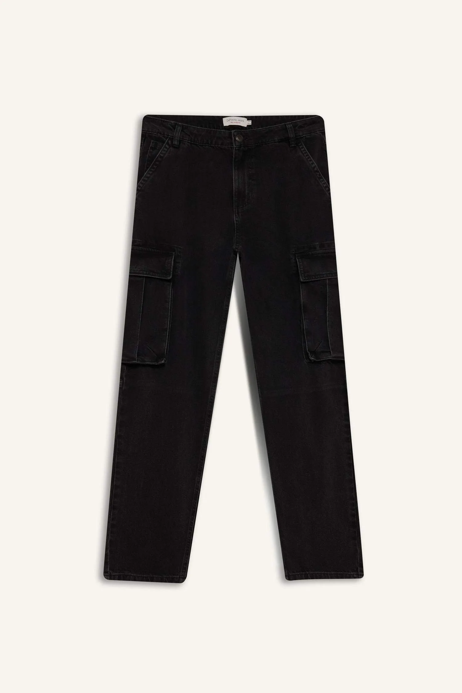 Relax Fit Wide Leg Jeans
