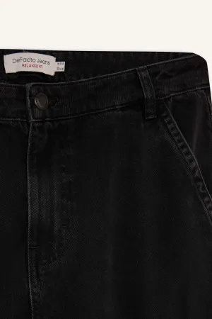 Relax Fit Wide Leg Jeans
