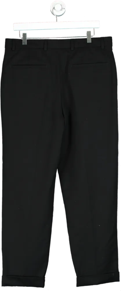 River Island Black Tailored Trousers W34 Regular