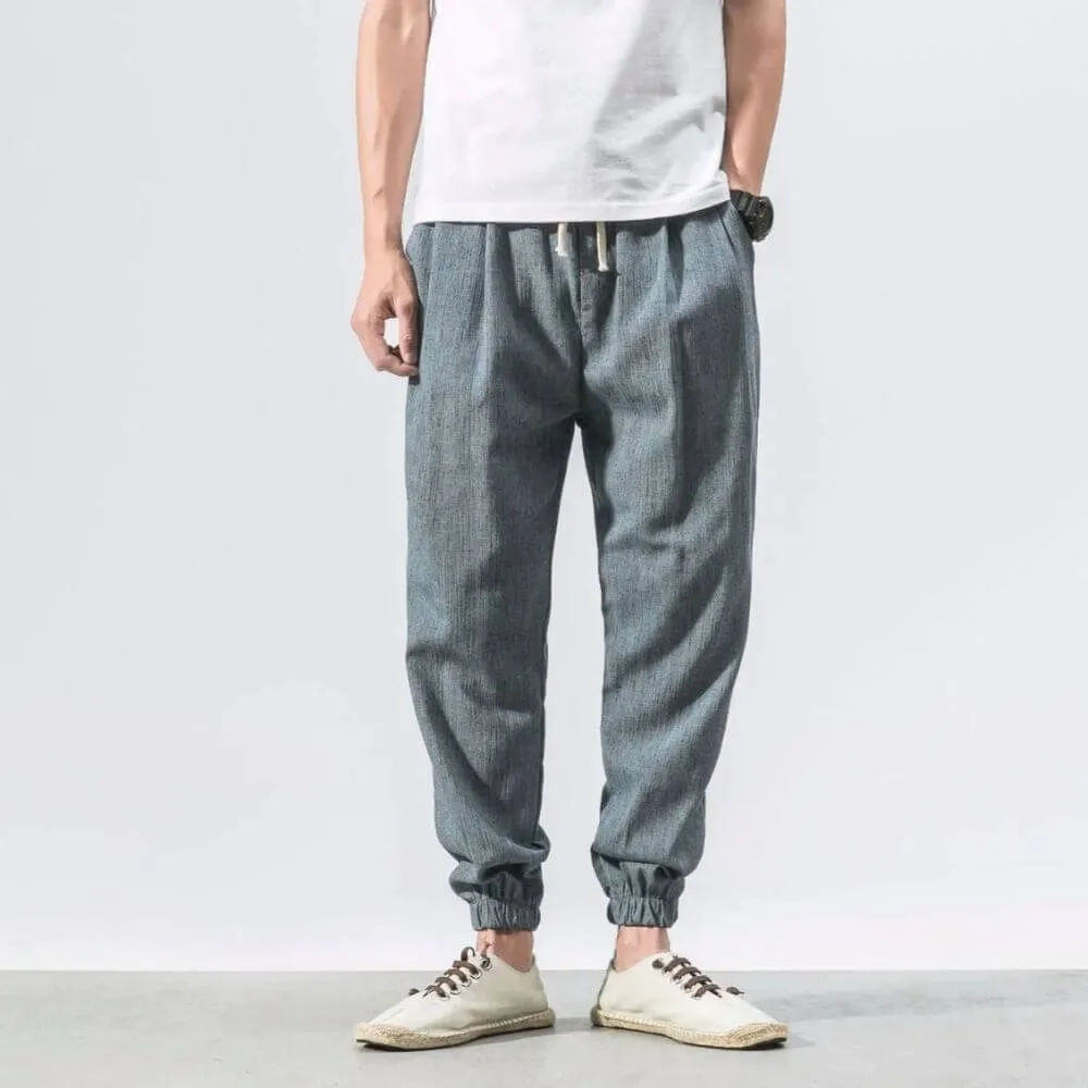Ronald – Classic Cotton Linen Men’s Trousers
