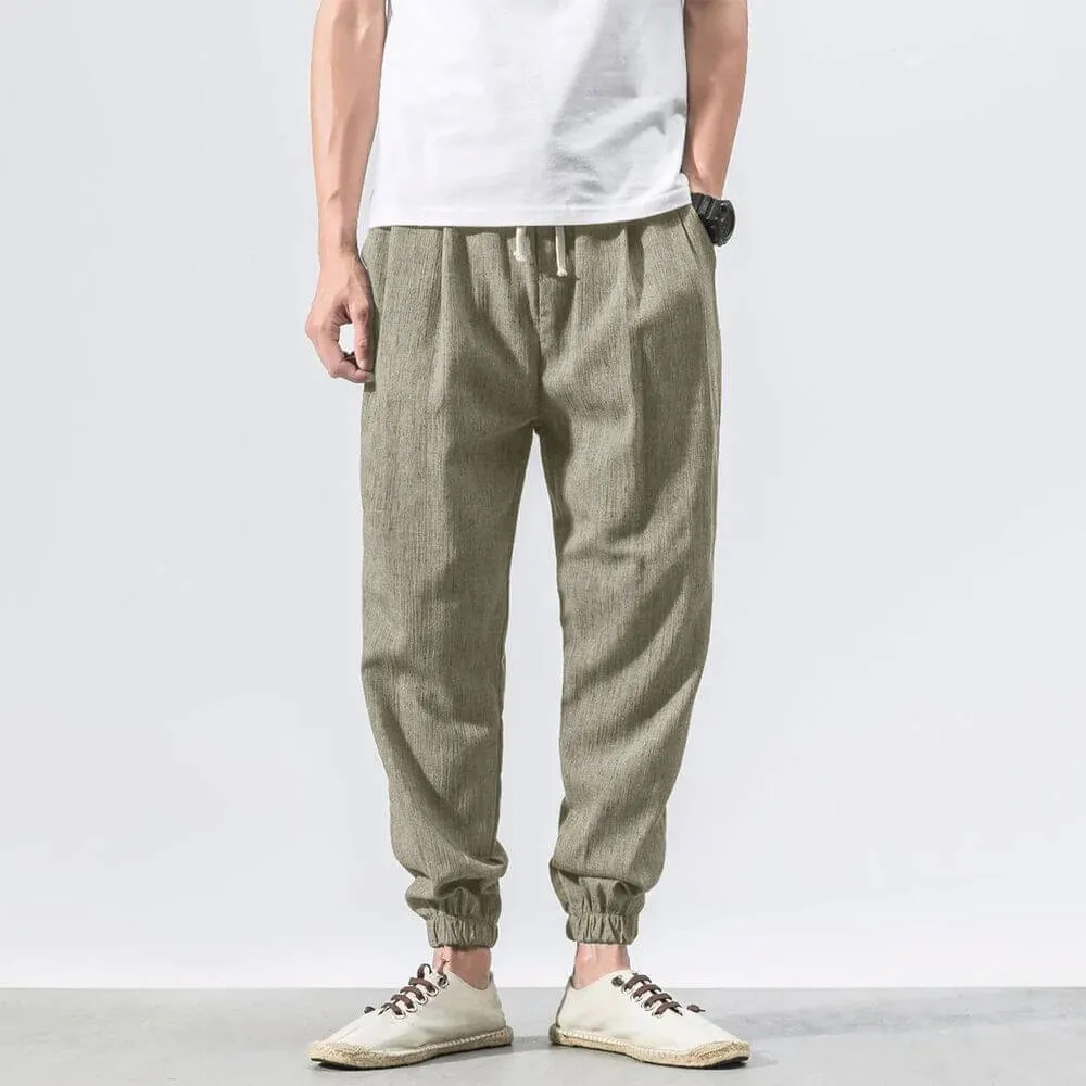 Ronald – Classic Cotton Linen Men’s Trousers