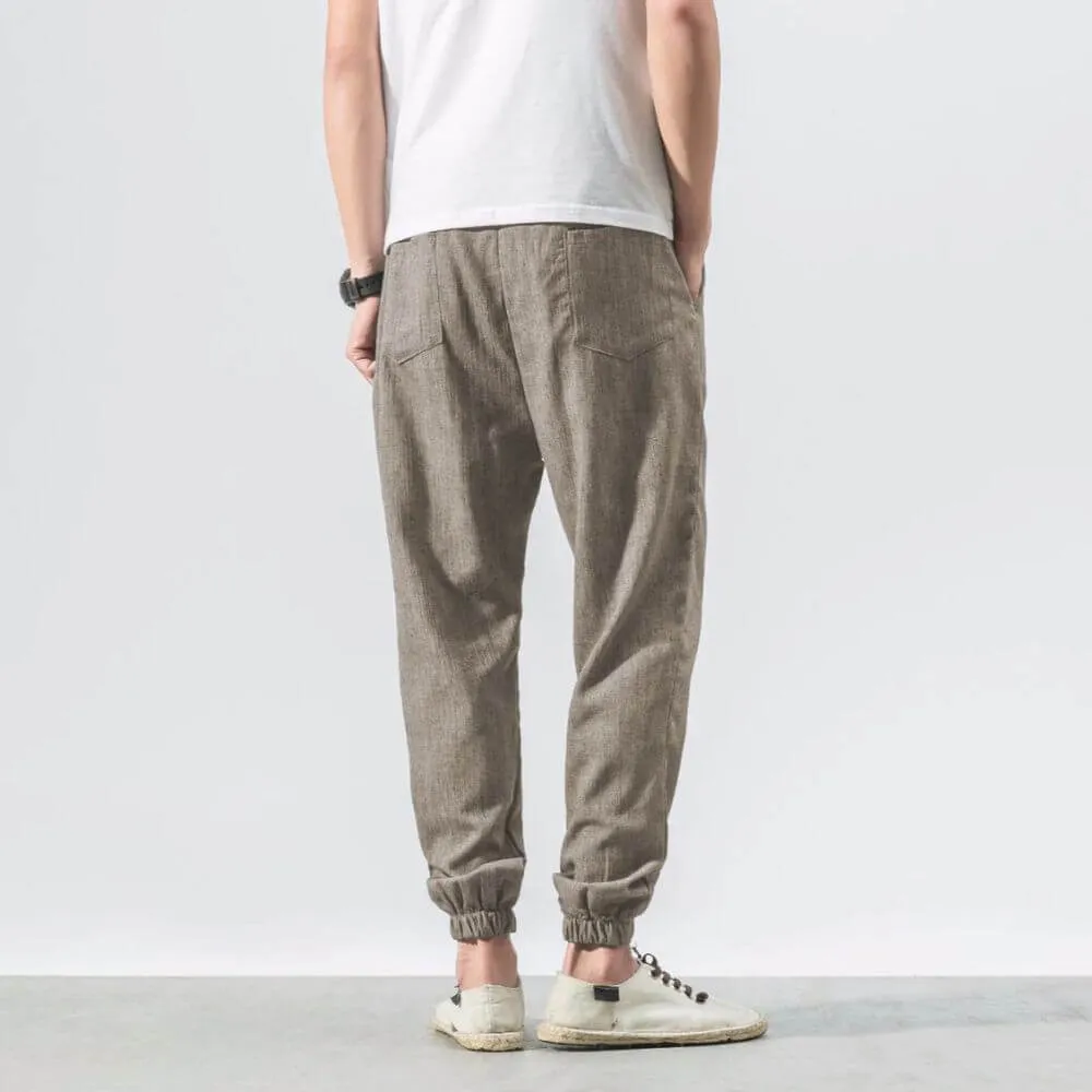 Ronald – Classic Cotton Linen Men’s Trousers
