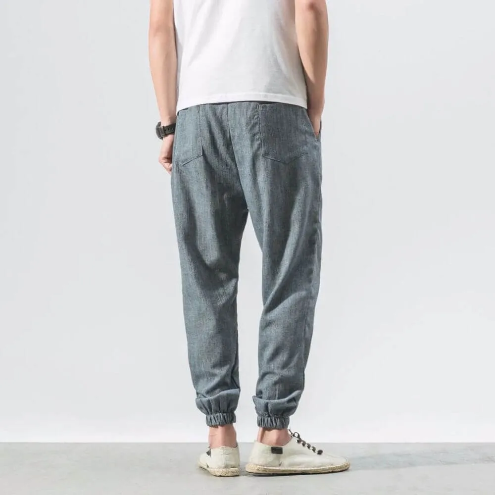 Ronald – Classic Cotton Linen Men’s Trousers