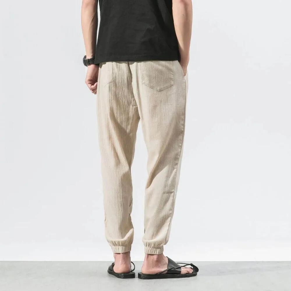Ronald – Classic Cotton Linen Men’s Trousers