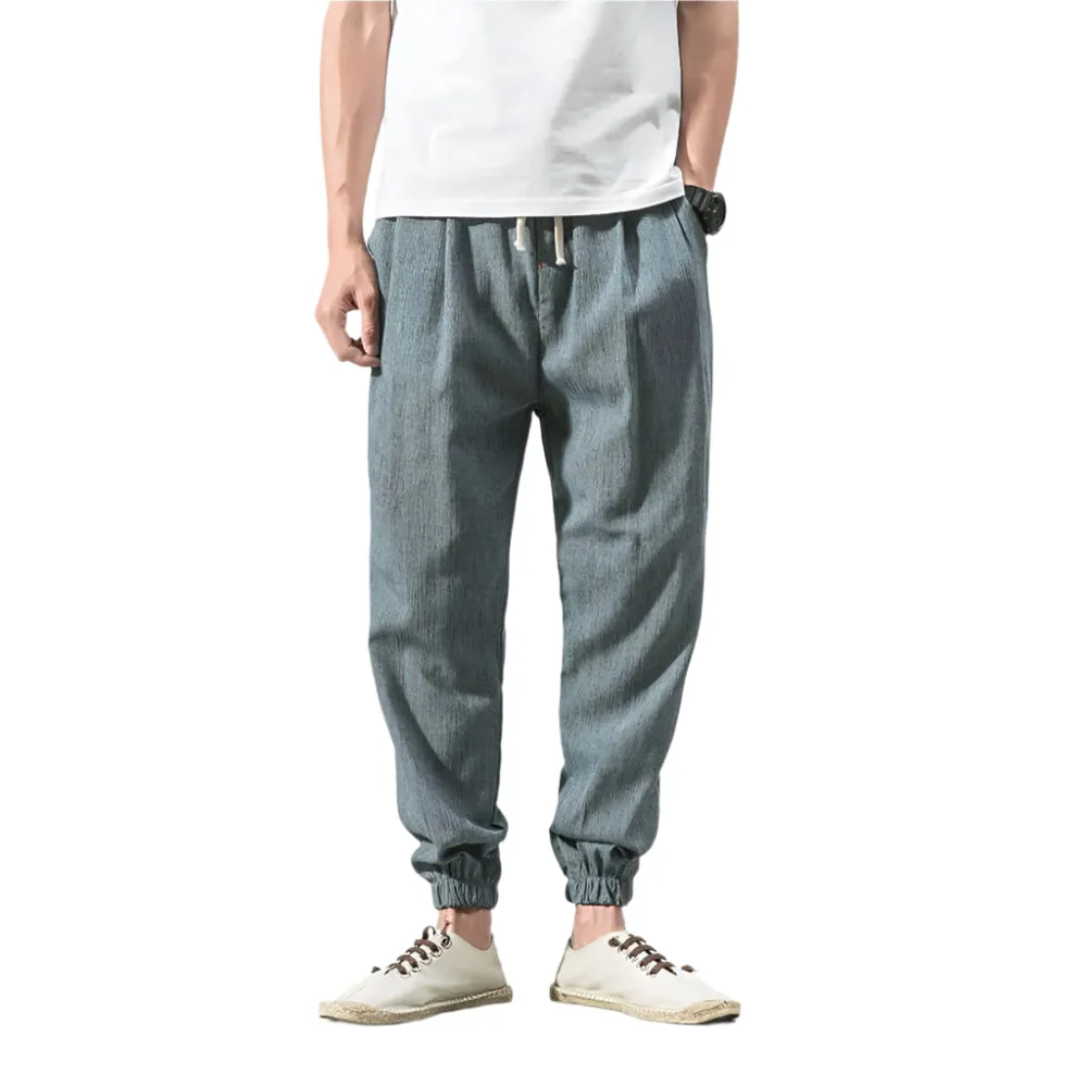 Ronald – Classic Cotton Linen Men’s Trousers