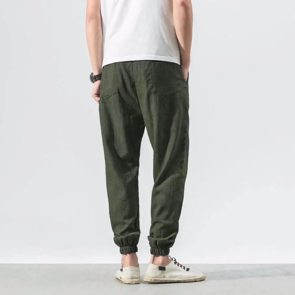 Ronald – Classic Cotton Linen Men’s Trousers