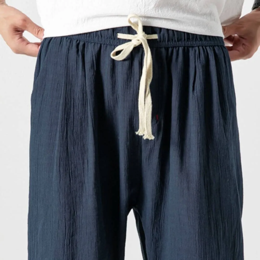 Ronald – Classic Cotton Linen Men’s Trousers