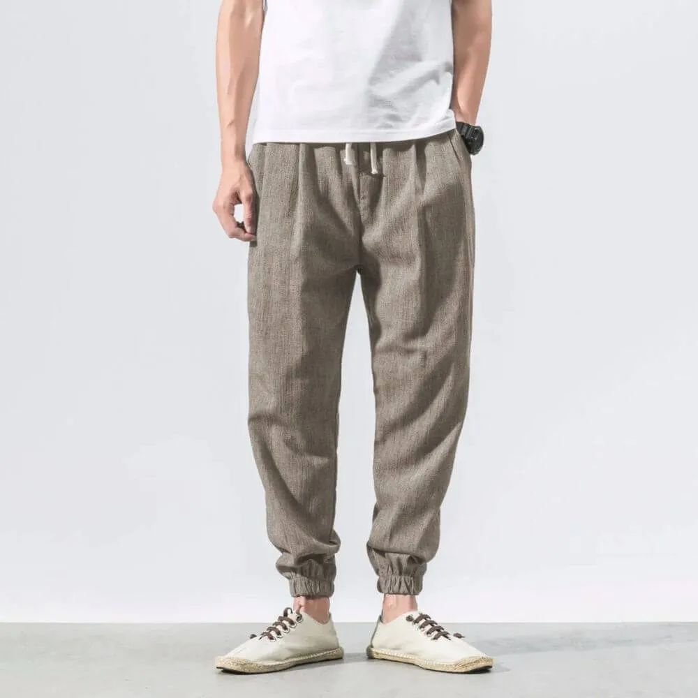 Ronald – Classic Cotton Linen Men’s Trousers