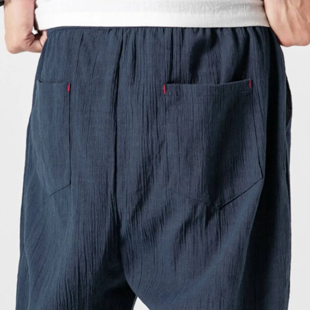 Ronald – Classic Cotton Linen Men’s Trousers