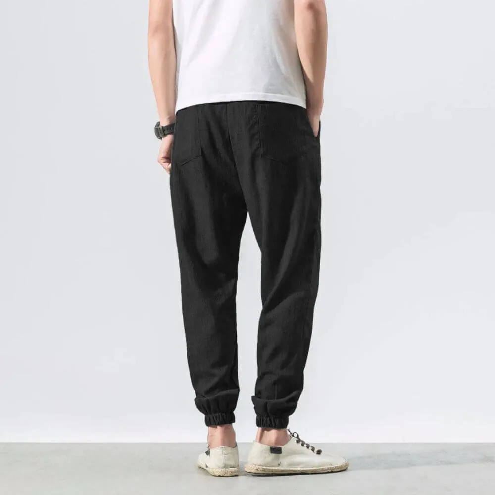 Ronald – Classic Cotton Linen Men’s Trousers