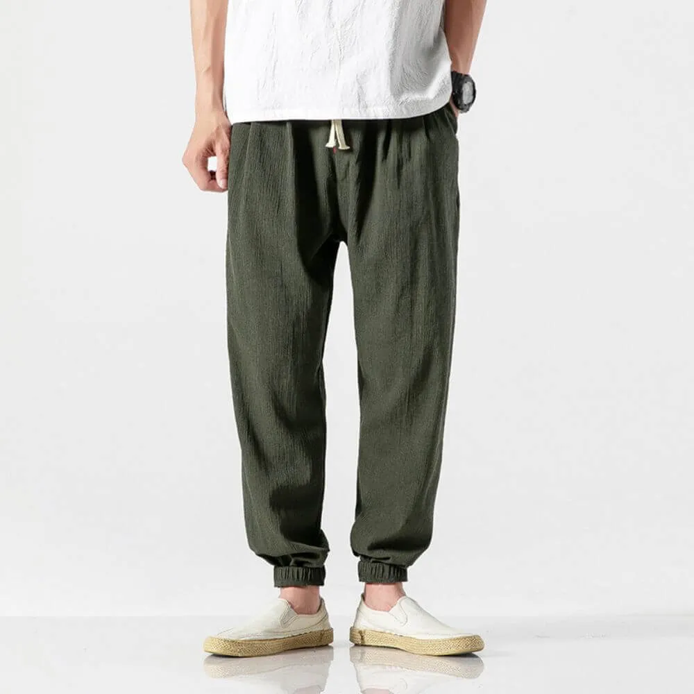 Ronald – Classic Cotton Linen Men’s Trousers