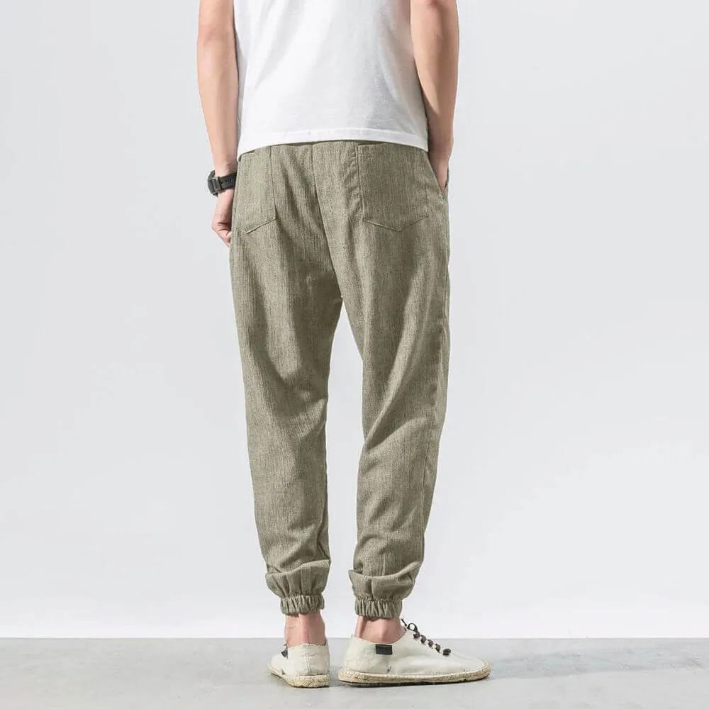 Ronald – Classic Cotton Linen Men’s Trousers