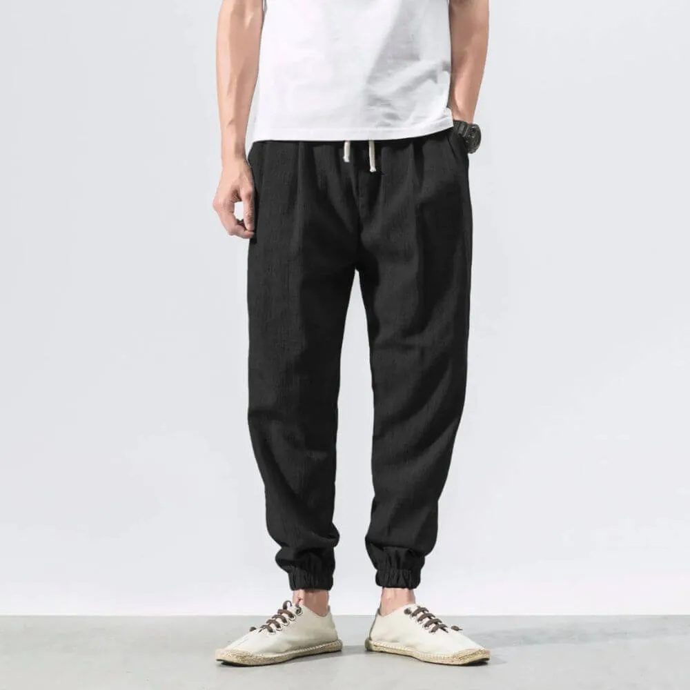 Ronald – Classic Cotton Linen Men’s Trousers