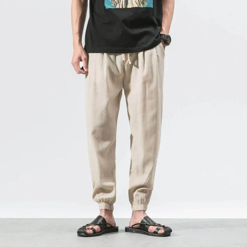 Ronald – Classic Cotton Linen Men’s Trousers