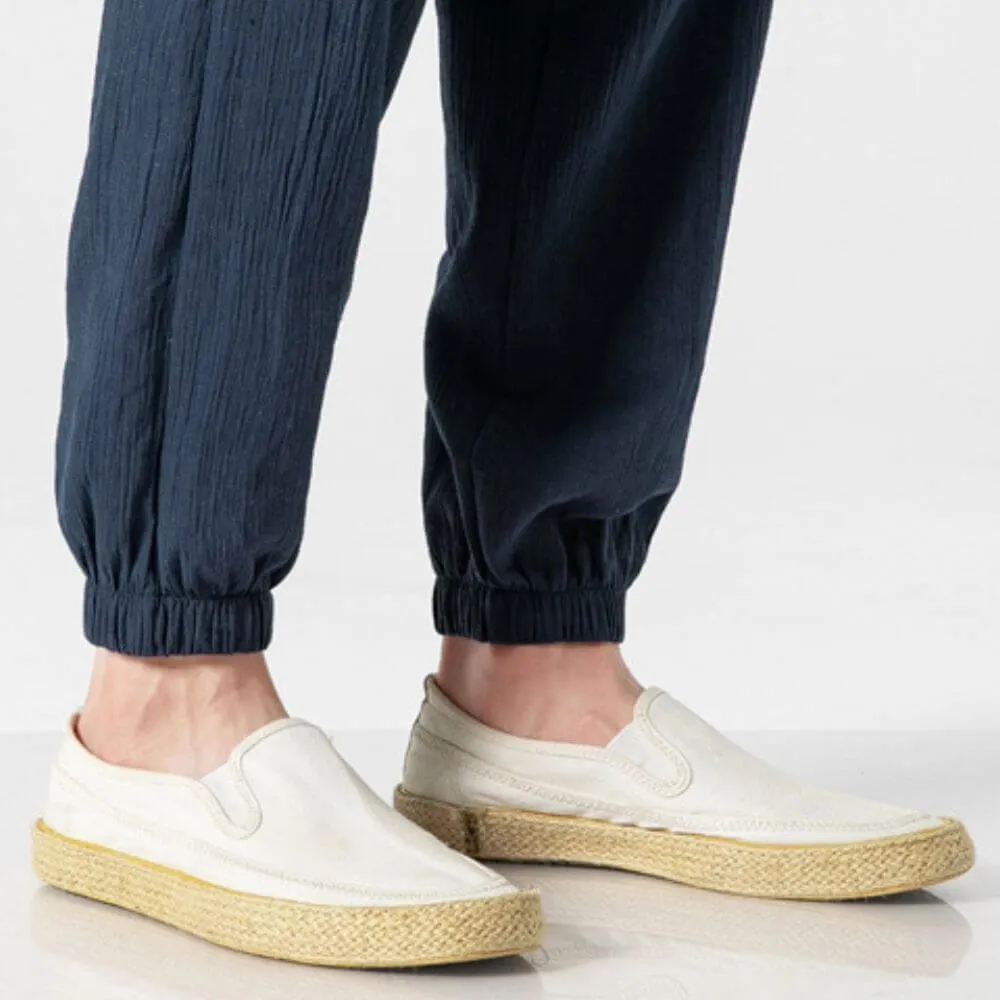 Ronald – Classic Cotton Linen Men’s Trousers
