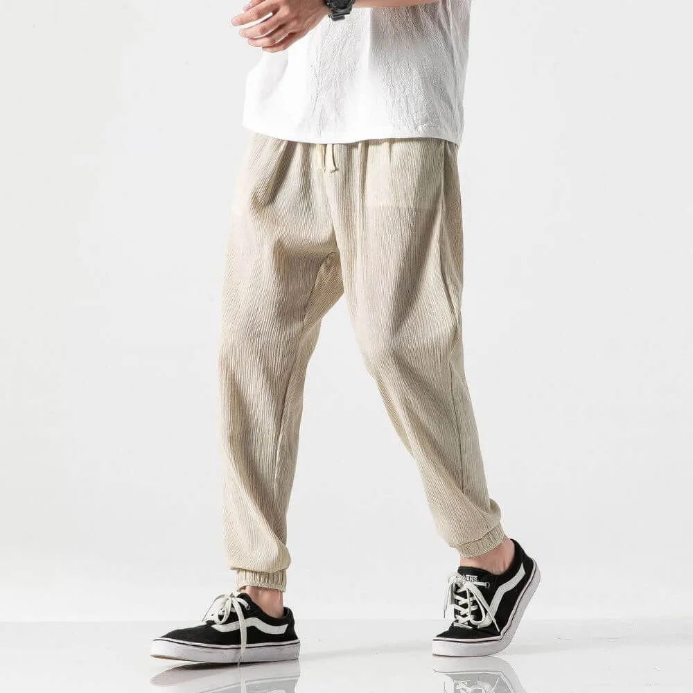 Ronald – Classic Cotton Linen Men’s Trousers