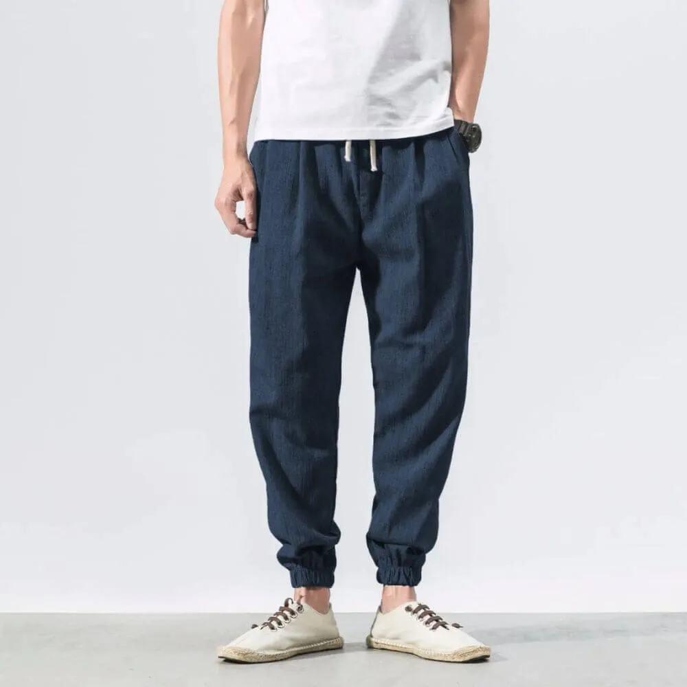 Ronald – Classic Cotton Linen Men’s Trousers