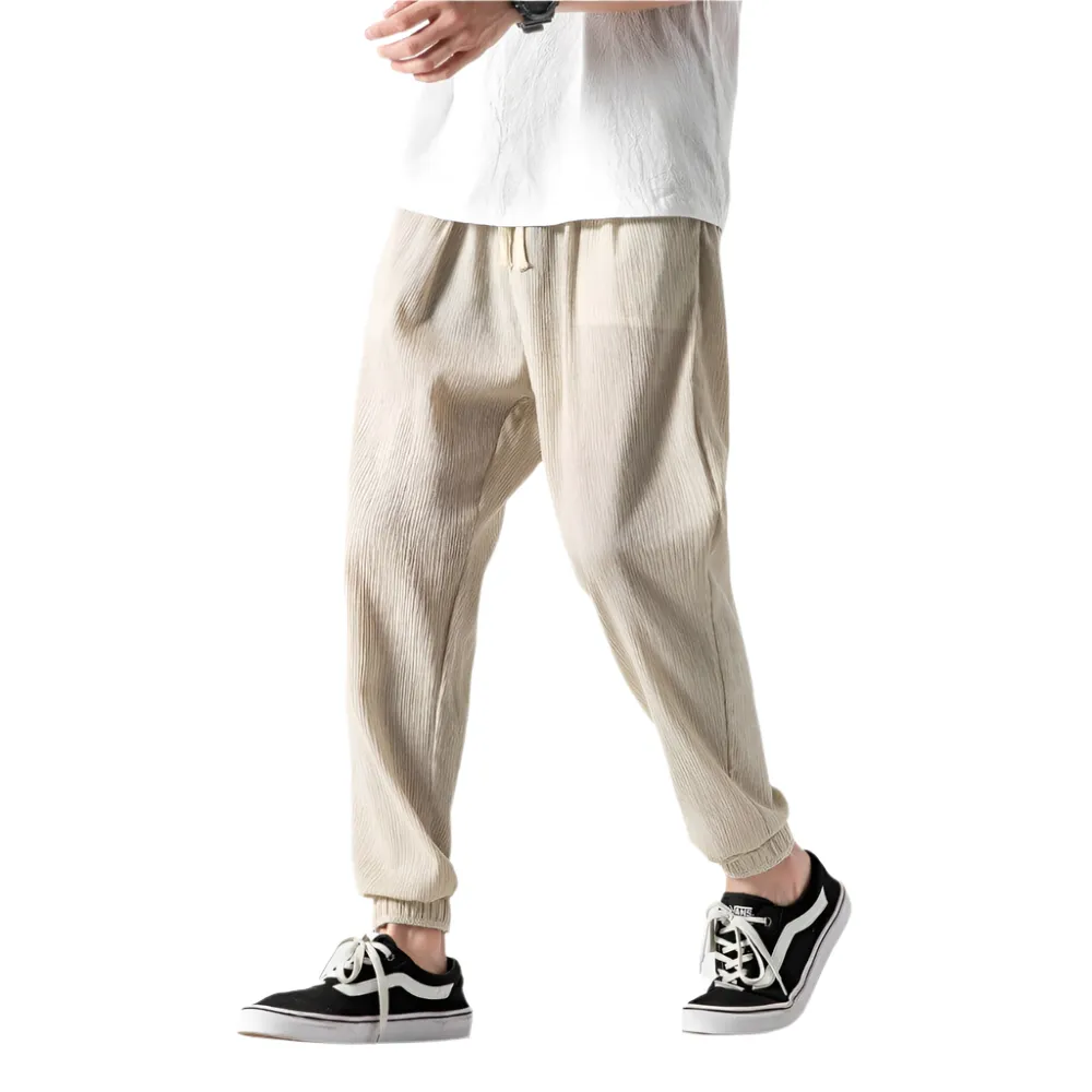 Ronald – Classic Cotton Linen Men’s Trousers