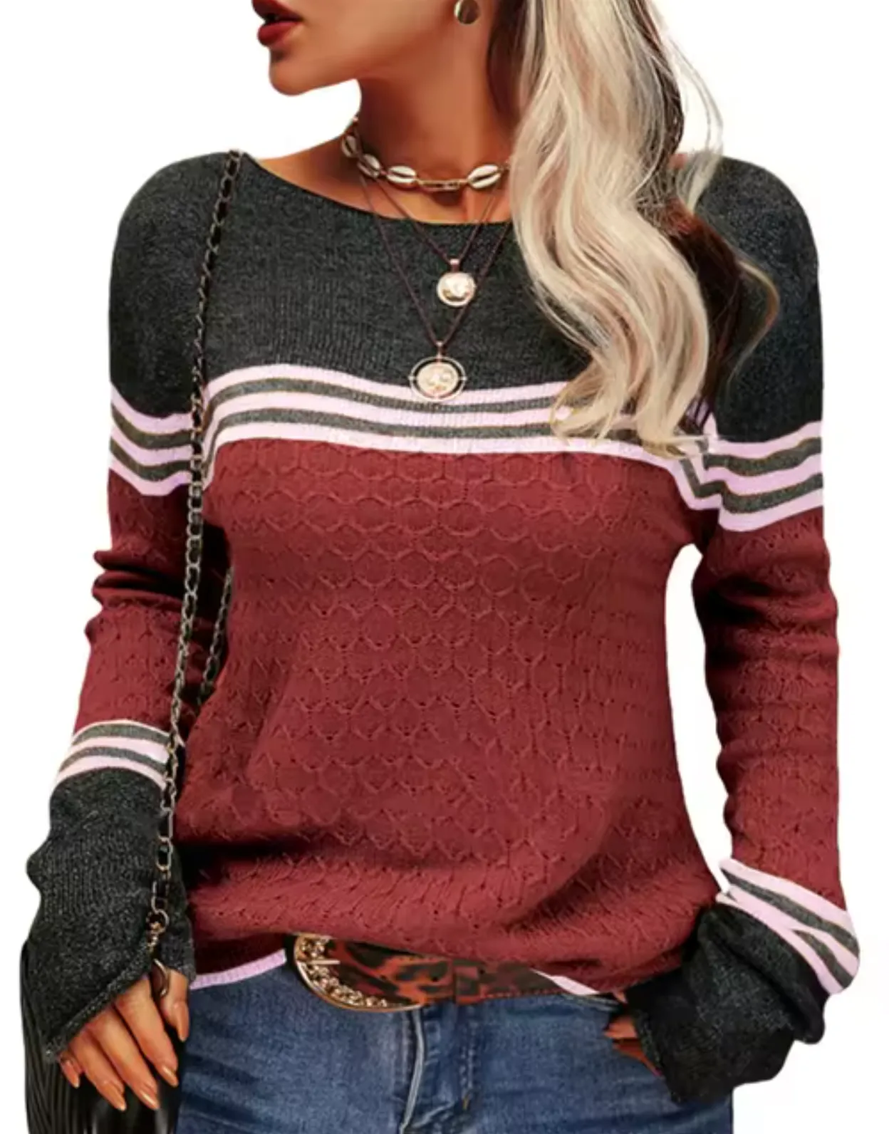 Rosie - slim fit knitted sweater