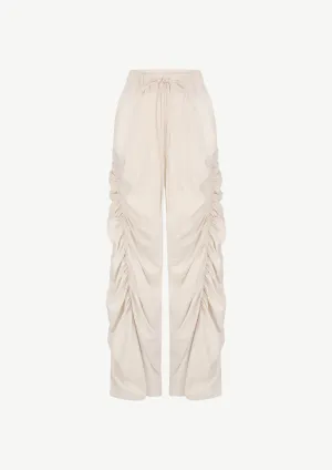 Ruched Wide Leg Trousers