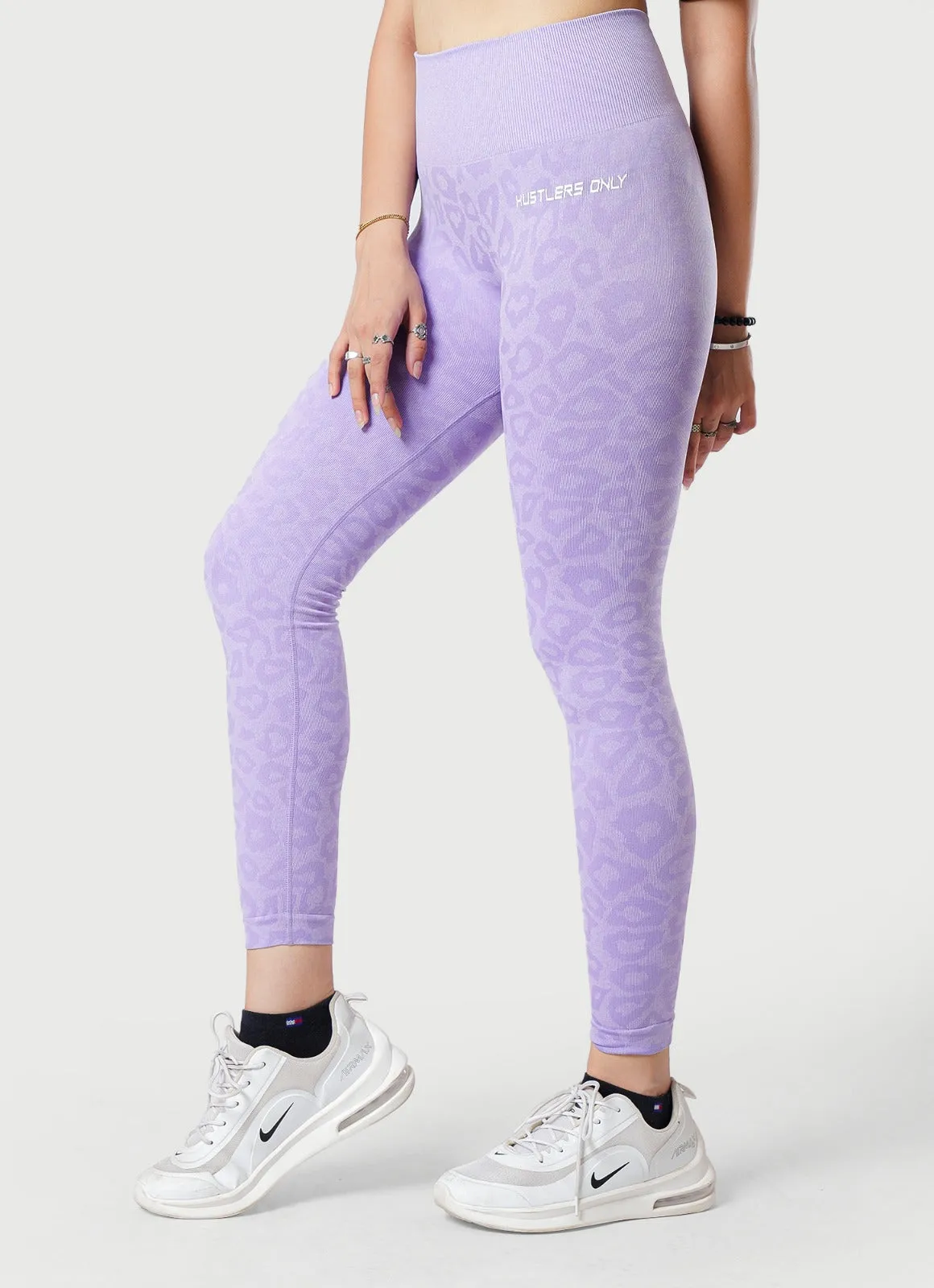 Safari Seamless Leggings - Lavender