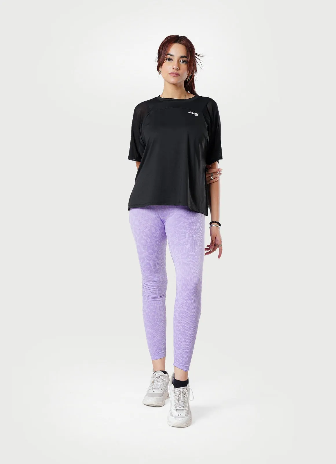Safari Seamless Leggings - Lavender