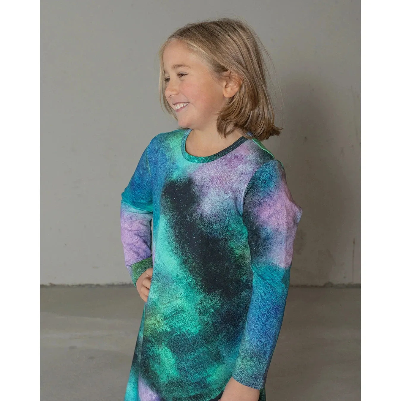 SARA Space Long Sleeve Dress