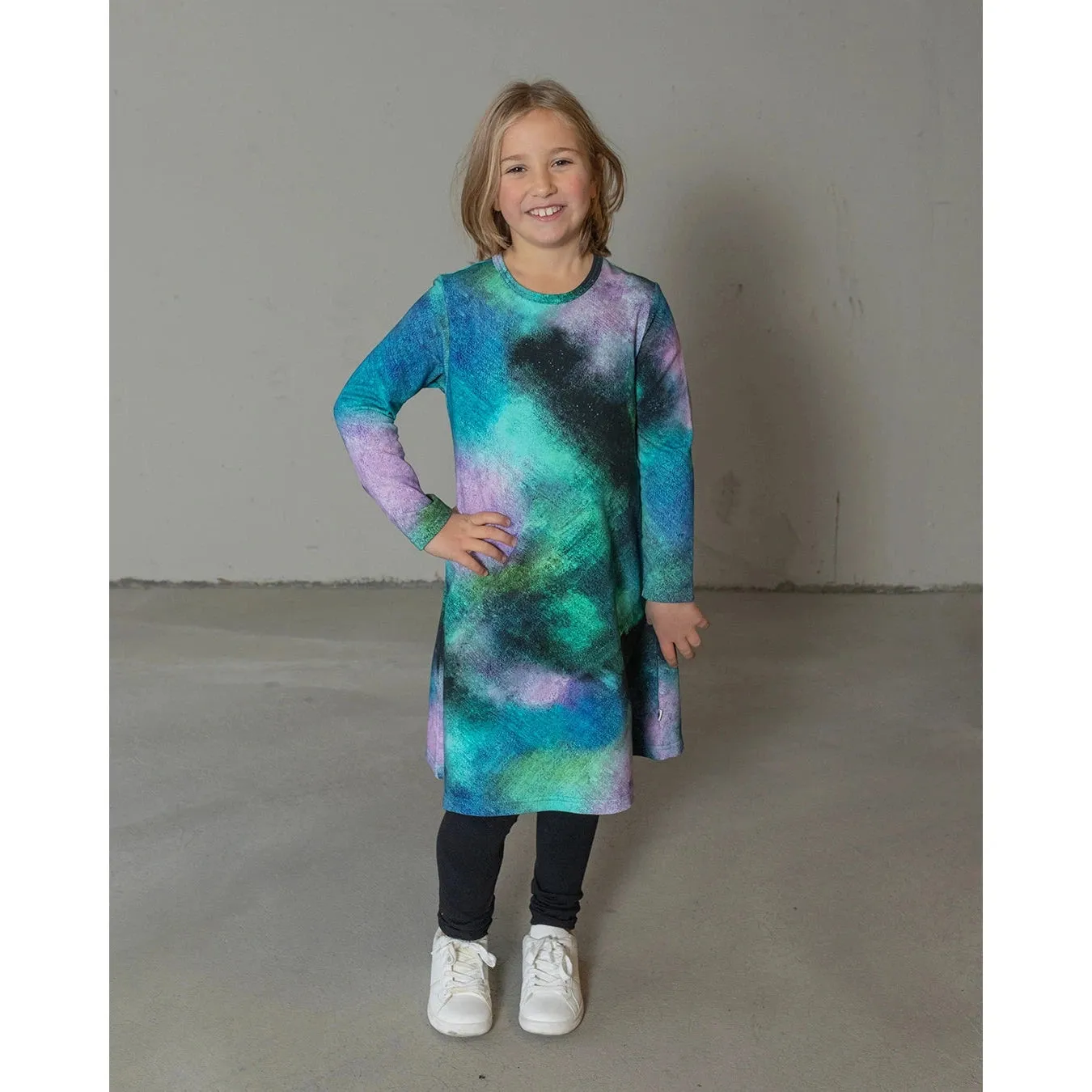 SARA Space Long Sleeve Dress