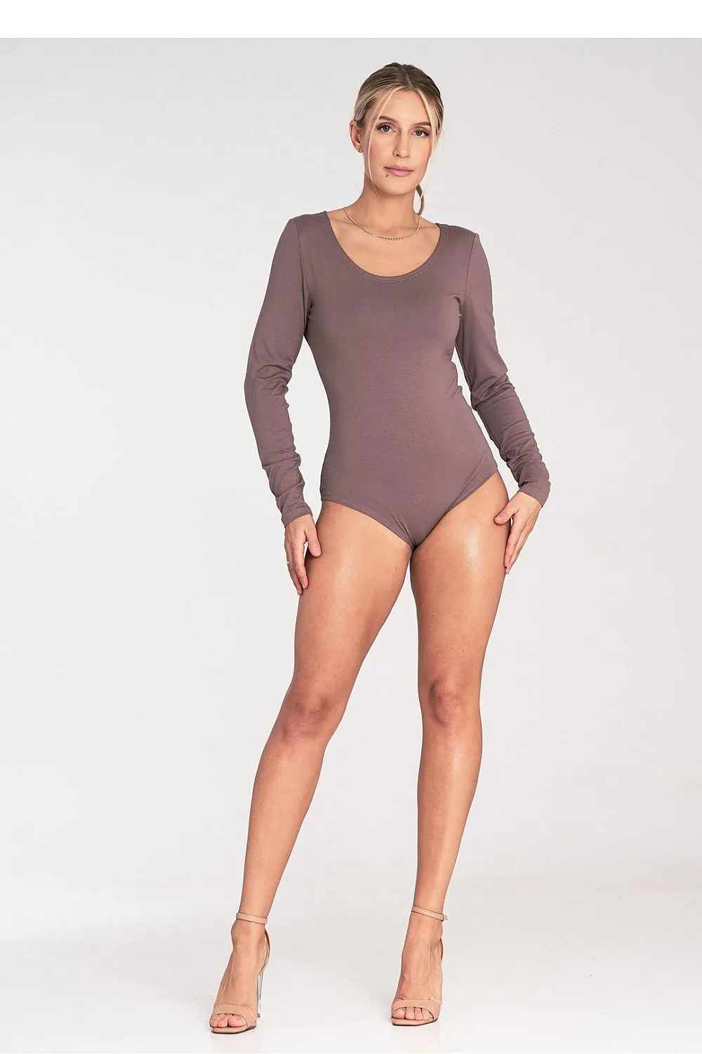 Scoop-Neck Shaping Bodysuit
