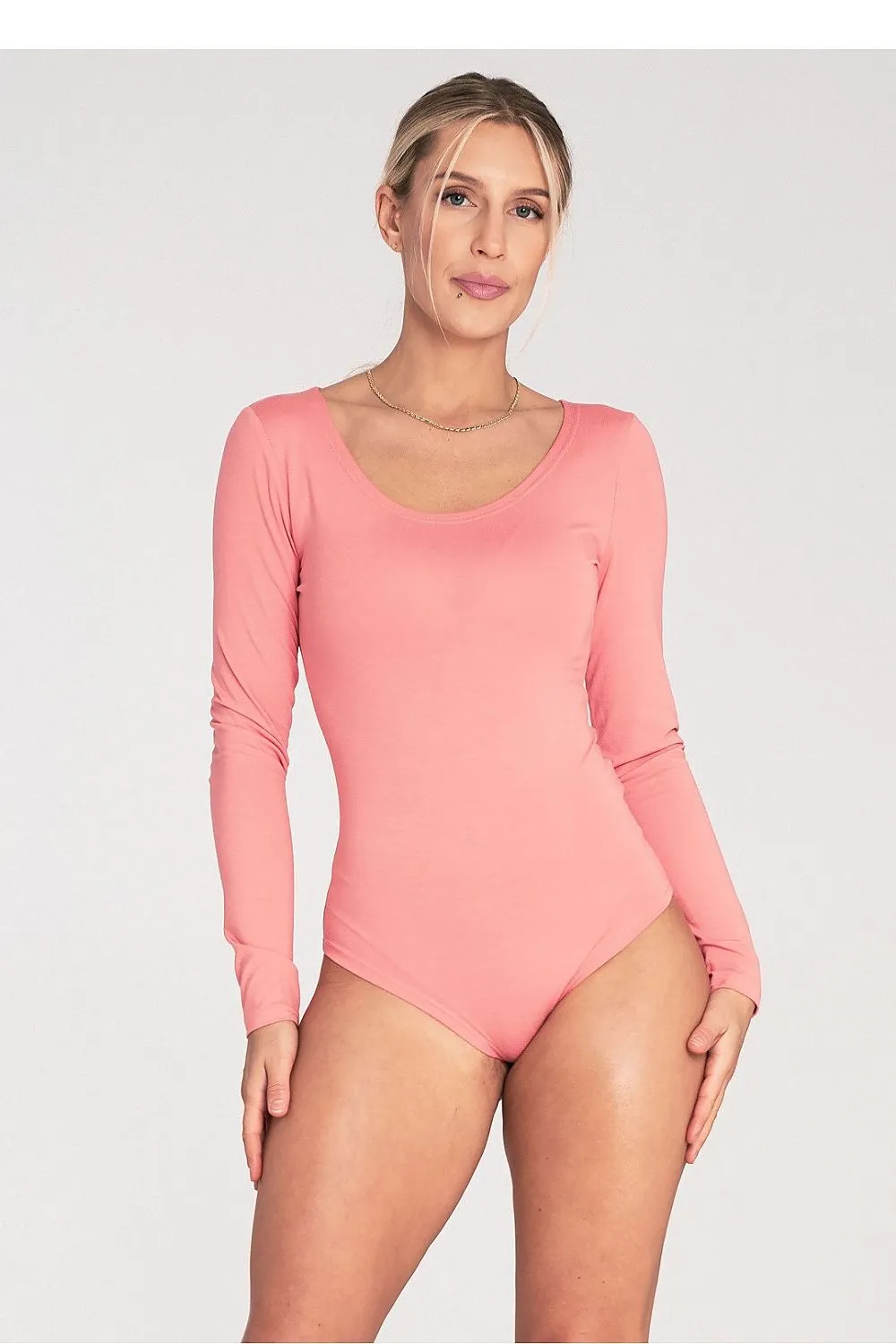 Scoop-Neck Shaping Bodysuit