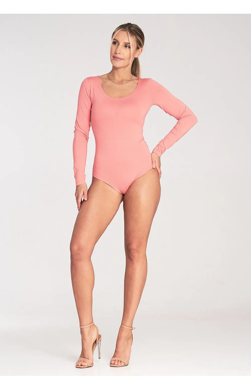 Scoop-Neck Shaping Bodysuit