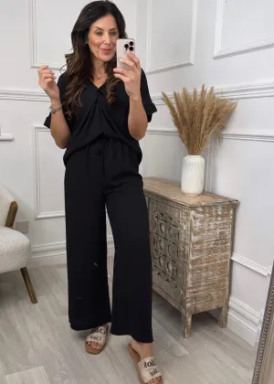 Shiloh Black Twist Detail Set